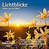 Image de Lichtblicke 2018 - Broschürenkalender - Wandkalender - mit herausnehmbarem Poster und Bibelzitaten