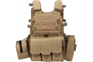 Gilet de Tactique, Gilet Militaire Réglable Gilet de Protection CS pour L'entraînement Militaire CS Exercices de Combat