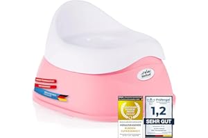 all Kids United® Kinder-Töpfchen; Baby Übungstöpfchen; Toiletten-Trainer zum Üben - Kindertopf WC-Kinderaufsatz; Rosa-Pink