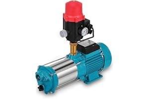 FETCOI Pompe centrifugeuse de jardin 1300 W 6000 l/h 9,8 bar avec interrupteur automatique