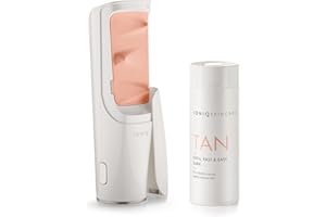 ‎IONIQ SKINCARE IONIQ Skincare Starter Kit mit IONIQ ONE Sprayer plus TAN Dark Kartusche - Goldene, streifenfreie Bräune in nur drei Minuten - Magnetic Skin Technology - Bis zu 7 Tage natürlicher Glow