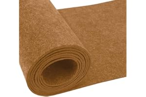 Yuragim Rotolo Di Tessuto In Feltro 30cm x 250cm x 3mm Venduto Al Metro, Feltro Decorativo Artigianale, Tessuto Non Tessuto per Artigianato, Creazioni, Patchwork, Stoffa per Cucito, Fai da Te, Auto