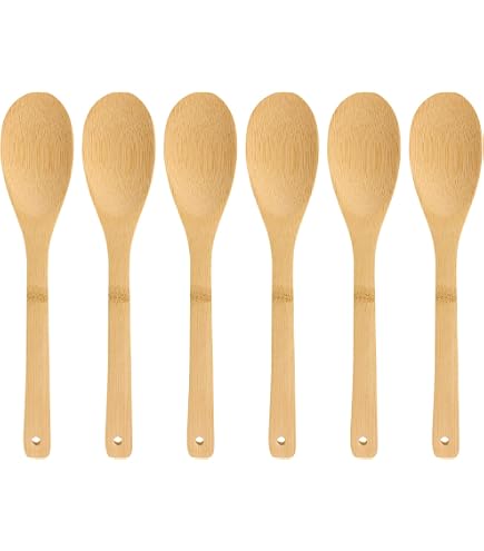 Set Da 12 Cucchiai Di Legno TableCraft – 40,6 Cm – In Faggio, Sicuri Per Antiaderenti - 4