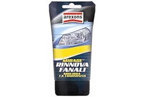 AREXONS Mirage RINNOVA FANALI RIMUOVE OPACITÀ da FANALI Parabrezza Scooter 8249 150gr