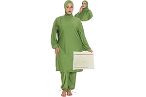 AL-WARDA Burkini – Burkini Damen – Muslimische Bademode Hijab – Islamischer Badeanzug – 100% Blickdicht & formbeständig, Antihaftbeschichtung