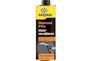 Bardahl 1082 DISPERSANT D’Eau Essence & Diesel, Flacon de 300 mL