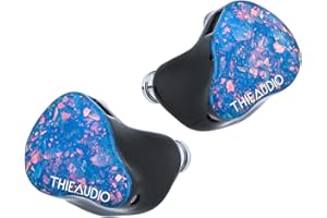 Linsoul THIEAUDIO Hype 4 2DD+4BA In Ear Monitor, HiFi IEM Earphones with Tonal Balance, Latest Sonion Driver, Detachable 2 Pin Silver-plated OCC IEM Cable for Audiophile Musician (Blue, Without Mic)