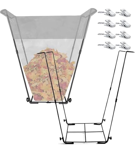 Pince à Suspendre Pour Sac Poubelle EcoRapid - Support Jusqu'à 4 Kg, Se Clipse Sur Tiroir Ou Porte - 6
