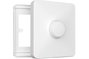 IYOKI® Pro Couvercle d'interrupteur pour Philips Smart Button, Compatible avec Hue Switch Cover, Plaque d'adaptation pour interrupteur à distance, 1-Gang (1-Pack)