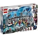 LEGO Super Heroes Marvel Avengers Sala delle Armature di Iron Man, Playset Laboratorio Modulare con 6 Minifigure dell’Univers