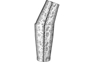 FOPYTU Cocktail Shaker in Acciaio Inossidabile Boston Shaker Stagno