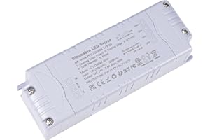 VARICART LED Driver Dimmable 24V 60W 2.5A, Triac & 0-10V&1-10V & PWM & 100k Resistor, 240V AC to 24V DC Transformer, Constant Voltage Power Supply Adaptor, Low Voltage Transformers for LED Lighting