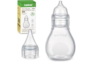 haakaa Silikon Nässug för Baby, Manuell Näsaspirator Easy-Squeeze, Näspump för Nyfödd, Spädbarn och Småbarn, BPA-fri