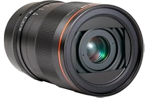 Brightin Star 60 mm F2.8 2-fache Makro-Vergrößerung, manueller Fokus, spiegellose Kameralinse, passend für Canon EF-M Mount M, M2, M3, M5, M6, M10, M100, M50, M200