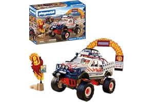 PLAYMOBIL | Cars | Offroad Truck | Geländewagen mit Seilwinde und Brückenplatten | Auto Kinder Spielzeug ab 4 Jahren | 72061