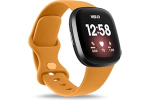 Demark Strap for Fitbit Versa 4/ Versa 3 Straps for Women Men/Fitbit Sense/Sense 2 Strap, Soft Sport Watch Strap Replacement Wristbands for Fitbit Versa 4/Versa 3/Fitbit Sense/Sense 2