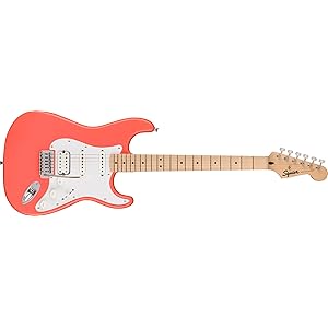 Fender Squier Sonic Strat HSS Maple Wpg Tahitian Coral 373202511