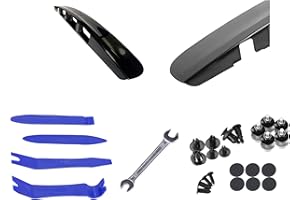 BMTICK Remplacement pour le kit de réparation de poignée de coffre de hayon Nissan Qashqai (hayon, boulons, clé et outils de prise) (standard) (IKEY et caméra de recul)