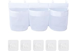 KAHOUI Bolsa Juguetes Bañera, Cestas Almacenaje Baño, Bolsa Organizadora de Juguetes para Bañera, Bolsa de Malla Para Juguetes de Bañera, Almacenamiento y Clasificación de Juguetes, Ideal para Baños