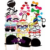 58 Party Props Photo Booth Moustache Birthday Engagement Wedding Funny