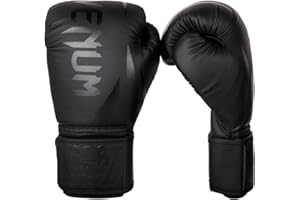 Venum Challenger Kids Gants de Boxe Unisex-Youth, Noir/Noir, 8-Ounce