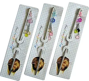 Zintalic Designer Handcrafted Steel Hair Juda Stick-Set of 3, Juda Stick, Bun Stick