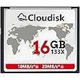 Cloudisk CompactFlash Card CF 2.0 Card Performance for DSLR Camera, Vintage Digital Camera and Industry Equipment (16GB, 1-Pack)