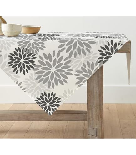 Artoid Mode Wilde inkttekening bloemen bladeren lente tafelkleed 140 x 160 cm, keuken tafel decoratie binnen vakantie party decoratie