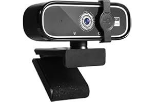 WAKEVLEO USB Webcam, Full HD 1080P Webcam for PC and Laptop, Plug-and-Play, webcam with Microphone,Auto Light Correction, 360° View Web Cam for Live Streaming, gaming, Studying, Conferences