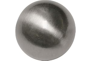 Gardinia Curtain Rod Finials, 2 x Finial Balls, Memphis Series, Metal, Stainless Steel, Ø 16 mm, 30099