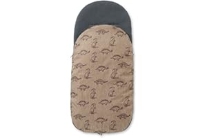 SONARIN Universal Saco Silla Paseo,Saco Carrito Bebe Invierno Impermeable Cálido Sacos de Abrigo para Carritos con Forro Polar Saco de Dormir para Cochecito Asiento de Coche(Dinosaurio)