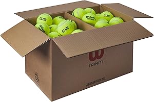 Wilson Tennis balls Triniti, 72 balls, cardboard 100% recyclable, yellow, WR8201501