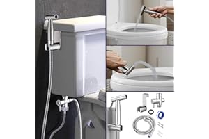 NES HOME Handheld Bidet Toilet Sprayer Jet Kit Stainless Steel Shattaf Sprayer Kit Bathroom Personal Hygiene