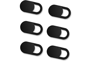 iVoler Webcam Cover, [3 Pezzi] Copri Webcam Slider Copertura Webcam Ultra Sottile Camera Cover per Laptop, PC, Computer Portatile, Phone, Tablet, Smartphones, Noteboook PRO - (Nero)