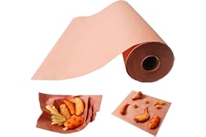 AIYONG Pink Butcher Paper BBQ Kraftpapier - 10m x 45cm - Rolle Grillpapier Butcher Papier, BBQ Zubehör für Grill, Smoker, Fischfleisch, Perfektes Kochen von Saftigem Grillergebnisse