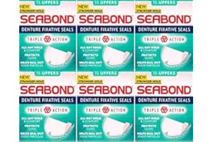 Twelve Packs of Seabond Denture Fixative Seals 15 Uppers