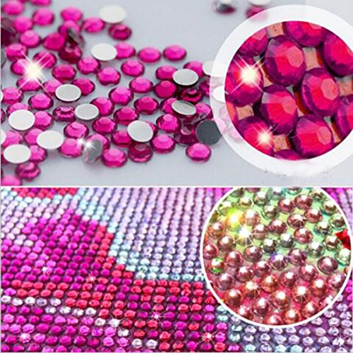 5D DIY Anstrich Rose Blume 3D Kreuz Stich Diamant Stickerei flores Aufkleber Stickerei Diamanten Wand - 3