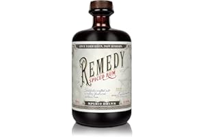 ‎REMEDY RUM Remedy Spiced Rum I 1 x 0,7l I Gold Meiningers International Spirits Awards I Gold London Spirits Awards I Auf Basis 3 karibischer Rums I Feine Noten von Vanille, Orangenschale & Zimt I 41,5 % vol.