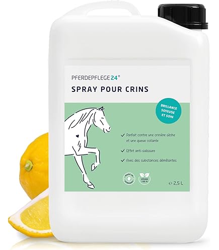 Navulling Ontwarrende Spray - Thee Voor Paarden Stübben Brush On Roze Grijs 1 L