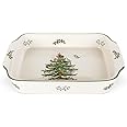 Spode Christmas Tree Rectangular Handled Dish