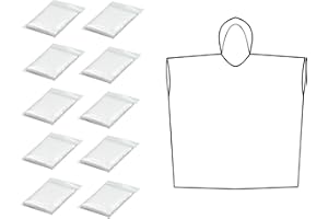 Thorani Regenponchos - dünne, leichte Einmal-Jacke zum Trekking, Reisen, Outdoor & Survival