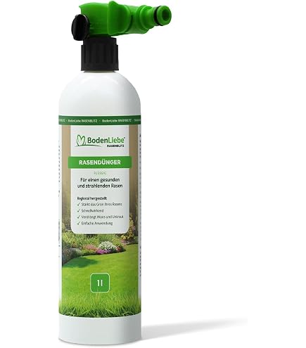 MAKFERT Premium - Rasendnger Flssig  Magnesium + N-ZN-FE | Hochwertiger  Organomineralischer + Stickstoff Dnger | Set Artikel 2x 1L mit  Ventildeckel fr lange Haltbarkeit & stabile Qualitt : Amazon.de: Garten