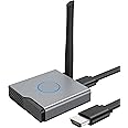 MAKINGTEC Wireless HDMI Display Dongle Adapter 4K, Wireless Receiver, Streaming Media Video/Audio/File HDMI Wireless Extender from Laptop, PC, Smartphone to HDTV Projector Monitor
