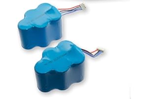 vhbw 2X batería Compatible con Ecovacs Deebot D73, D715, D780, D76, D710, D720, D73n, D730, D77, D760, D79 Robot Limpieza (2000 mAh, 6 V, NiMH)