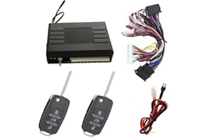 ‎LLCTOOLS LLCTOOLS Car Dog Remote Control for Central Locking | Keyless Open with Flip Key | Plug & Play Kit Installation | Vehicle Specific with Folding Key