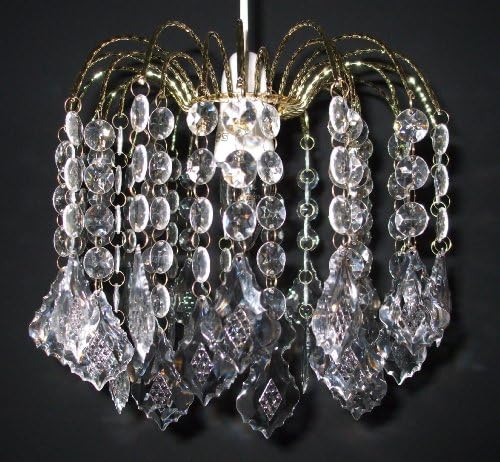 Lighting Web Co 3-Tier Acrylic Fountain/ Gold Frame, Clear