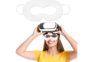 TamBee VR Face Cover Mask Disposable VR Face Eyes Mask Pad Compatible with Oculus Meta Quest 3 Mask for Quest 2 Face Pad Facial Interface, Accessories for Oculus Quest 3(50Pcs, White)