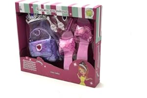Tachan -Set Accessori Principessa -Include Tiara, Scarpe, Borsa, Orecchini e Anello- Accessori Costume (Cpa Toy Group 764T00410)