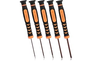 KALIONE 5 Piece Precision Screwdriver Set, Small Phillips Screwdriver Kit with 1.2mm,1.5mm,2.0mm,3.0mm,4.0mm for Eyeglass, Watch, Computer, Laptop, Phone, Screwdrivers Repair
