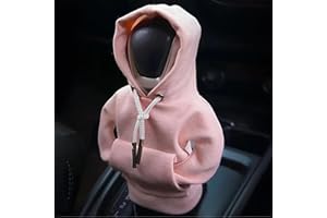 Rianpesn Copertura del Cambio con Cappuccio per Auto, 2023 Nuove Divertenti Felpe con Cappuccio per Pomello del Cambio per Auto, Protezione del Cambio del Pomello Automatico Universale